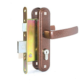 Замок врезной с ручкой 4-3.05 (медь) Зенит БП-00010738 Замок врезной с ручкой 4-3.05 (медь) Зенит БП-00010738