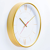 Часы настенные Эдит, 5005007, d 30,5 см, золото Часы настенные Эдит, 5005007, d 30,5 см, золото