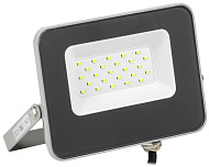 Прожектор LED СДО  20Вт 6500К IP65 серый /IEK