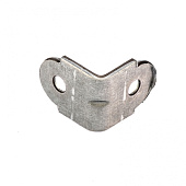 Уголок мебельный усиленный 20х20х16мм, цинк Уголок мебельный усиленный 20х20х16мм, цинк