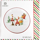 Блюдо "Рождественские гномы" 20см 2521166 Блюдо "Рождественские гномы" 20см 2521166