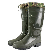  Сапоги мужские ПВХ утепленные с надставкой 51-3-ун (болотный, 35см) р-ры 41-45 