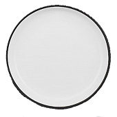 Тарелка десертная 20см рифленая, белая, керамика 648-2 Тарелка десертная 20см рифленая, белая, керамика 648-2