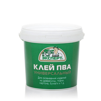  Клей ПВА универсальный Эксперт 0.9кг 