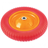 Колесо полиуретановое 3.00-8, длина оси 90мм, подшипник 20мм//Palisad 68976 Колесо полиуретановое 3.00-8, длина оси 90мм, подшипник 20мм//Palisad 68976