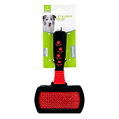  Щетка-пуходерка NUNBELL для животных 18х10.5см двусторонняя с каплей арт.10922-5452 Код270084 