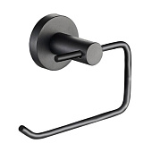  Держатель для туалетной бумаги настенный открытый чёрный 20586-1 Zenfort 