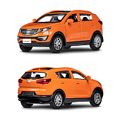 Машина металлическая Автопанорама, 1:39 Kia Sportage R, оранжевый, JB1251433 Машина металлическая Автопанорама, 1:39 Kia Sportage R, оранжевый, JB1251433