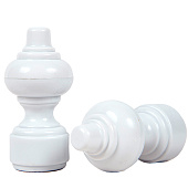 Наконечник белый (пластик) в упаковке (2 шт) Наконечник белый (пластик) в упаковке (2 шт)