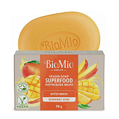 Мыло туалетное BioMio BIO-SOAP SUPERFOOD Манго 90 г Мыло туалетное BioMio BIO-SOAP SUPERFOOD Манго 90 г