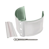 Кронштейн трубы на дерево 125/90 Optima, Белый Ral:9003 Кронштейн трубы на дерево 125/90 Optima, Белый Ral:9003