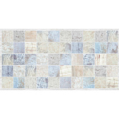 Панель ПВХ 0.484х0.964м Плитка Мрамор голубой Панель ПВХ 0.484х0.964м Плитка Мрамор голубой