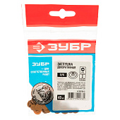  Заглушка под шуруп, №2, декоративная  ЗУБР, цвет бук, 40шт 