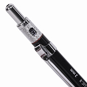 Набор карандаш механический и грифели BRAUBERG METALLIC-X 20, 2 мм HB 12 штук, 181967