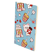 Блокнот А5 Bear fastfood, 32 л, голубой, BL-A5-9290-01 Блокнот А5 Bear fastfood, 32 л, голубой, BL-A5-9290-01