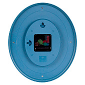  Часы настенные овал 22,5х26,5см, корпус синий "Легкость" Рубин 