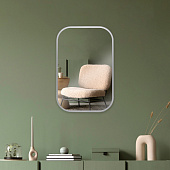 Зеркало интерьерное настенное с закругленными углами c окантовкой 60х40 см матовый 6042-Z2 Зеркало интерьерное настенное с закругленными углами c окантовкой 60х40 см матовый 6042-Z2