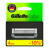 Cменные кассеты для бритья GILLETTE LABS 4шт