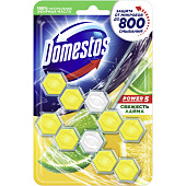  Подвесной блок для унитаза Domestos Power5 Лайма и Океан 2X50+3X50 