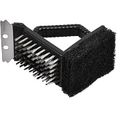 Щетка для чистки гриля (скребок, щетка, губка) BOYSCOUT Щетка для чистки гриля (скребок, щетка, губка) BOYSCOUT