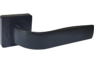 Ручка дверная Trodos квадрат AL-02-L225, черный матовый