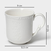 Кружка фарфоровая Magistro Kingdom, 350 мл 9849156 Кружка фарфоровая Magistro Kingdom, 350 мл 9849156