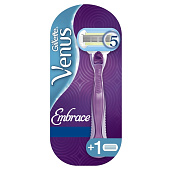  Станок для бритья GILLETTE VENUS Embrace Бритва с 1 сменной кассетой 