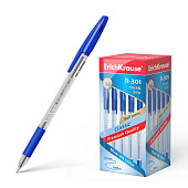 Ручка шариковая ErichKrause R-301 Classic Stick&Grip синяя 1мм (50/400/3200) /EK39527/