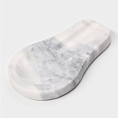 Подставка под ложку Magistro Marble, мрамор, белая 10650829 Подставка под ложку Magistro Marble, мрамор, белая 10650829