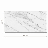 Плитка 30х60 Marble белый /БерезаКерамика (1,62м2) Плитка 30х60 Marble белый /БерезаКерамика (1,62м2)