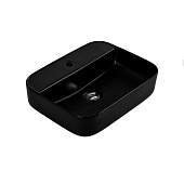 Раковина накладная Вега 500х395х140 черная матовая AQ5506-MB Aquatek