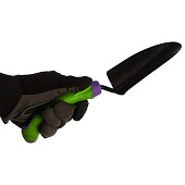  Совок посадочный широкий, 75х325 мм, стальной, обрезиненная эргономичная рукоятка, ERA Palisad 62645 