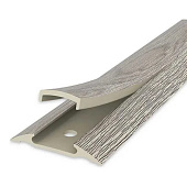 Порог пластик 42ммх1,6м с монт.каналом №208 Дуб мокко/Идеал Порог пластик 42ммх1,6м с монт.каналом №208 Дуб мокко/Идеал