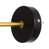 Бра модерн Кристер 40Вт Е27 черный /BayerLux Бра модерн Кристер 40Вт Е27 черный /BayerLux