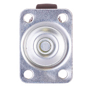  Опора колесная повор.на площ. 30мм пласт/рез (серый 1 шт)(10кг) 