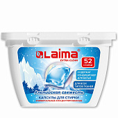Капсулы для стирки LAIMA АЛЬПИЙСКАЯ СВЕЖЕСТЬ концентрат 3 в 1 с кондиционером 52шт. 608264 Капсулы для стирки LAIMA АЛЬПИЙСКАЯ СВЕЖЕСТЬ концентрат 3 в 1 с кондиционером 52шт. 608264