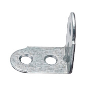  Угол мебельный узкий 25х25х17x1,5мм, цинк 