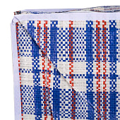  Сумка хозяйственная, 115 л, цвет синий/белый 