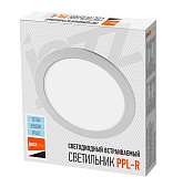  Светильник точечный встраиваемый LED PPL-R 12Вт 6500К круг ультратонк (d170х20/монтажн d160) /Jazzway 