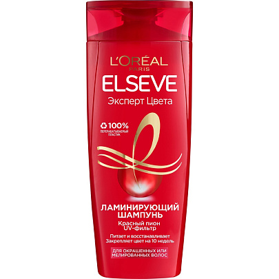  Шампунь ELSEVE 400мл  Эксперт цвета 