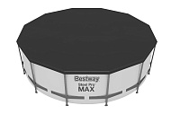  BESTWAY Бассейн каркасный Steel Pro Max 366х122см, 10250л, ф-насос, тент, лестница  арт.56420 