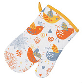  Варежка-прихватка Birds желтый, 7603655 