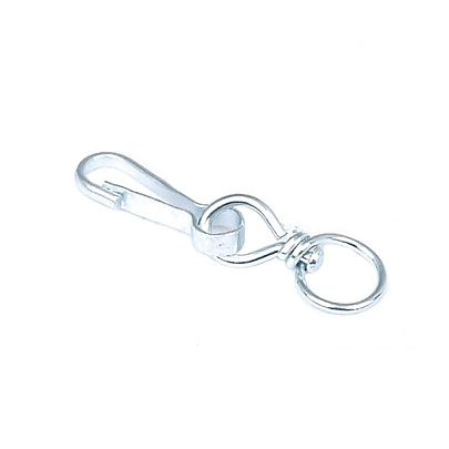  Карабин с вертлюгом оцинк. 30 мм (3 шт) 