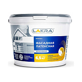 Краска латексная фасадная Белый Лакра 6,5кг
