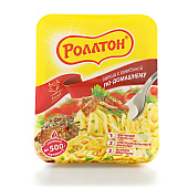  Лапша быстрого приготовления  Роллтон Говядина По-Домашнему лоток 90гр 