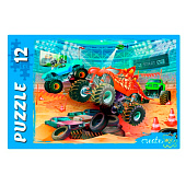 Пазлы Крутой вираж №9, 12 элементов, П12-2716 Пазлы Крутой вираж №9, 12 элементов, П12-2716