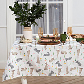 Скатерть (рогожка) 180х144 Доляна Fluffy bunnies 5538631 Скатерть (рогожка) 180х144 Доляна Fluffy bunnies 5538631