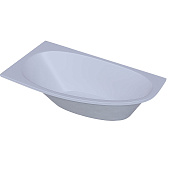  Ванна акриловая Дива 1700х900х630 левая без каркаса Aquatek 