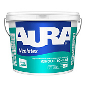 Краска износостойкая для стен и потолков "AURA NEOLATEX"  2,7л