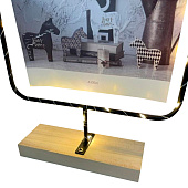  Фоторамка с прищепкой для фото и светодиодами «Square loft» 